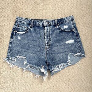 Wild Fable Highest Rise Cut-Off Blue Jean Shorts Women’s Size 16